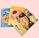 Fun A5 Fuzzy Notebook Soft and fluffy fabric cover Fine embroidery patchwork technique Cartoon IP cr